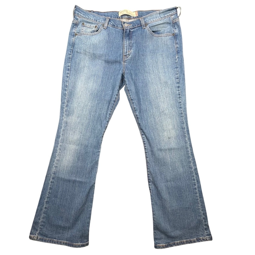 VTG Levi's Blue 515 Nouveau Bootcut Jeans Women 14 MIS M